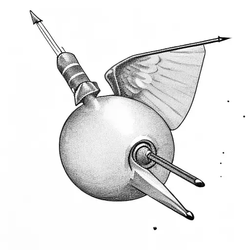 Golden Snitch Getting Shot With Arrow