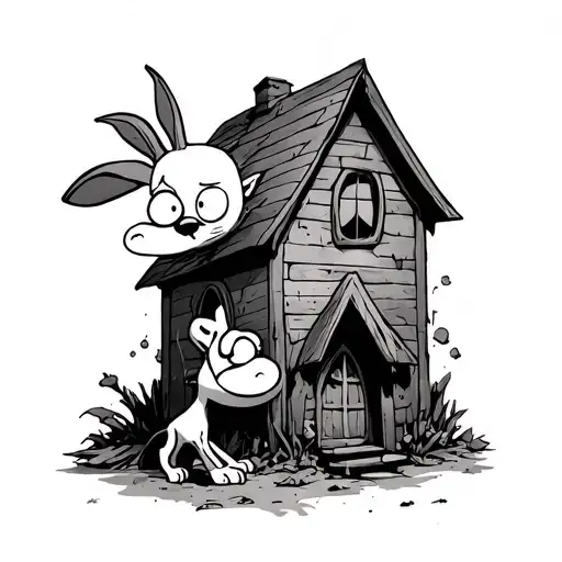 Courage The Cowardly Dog And His House