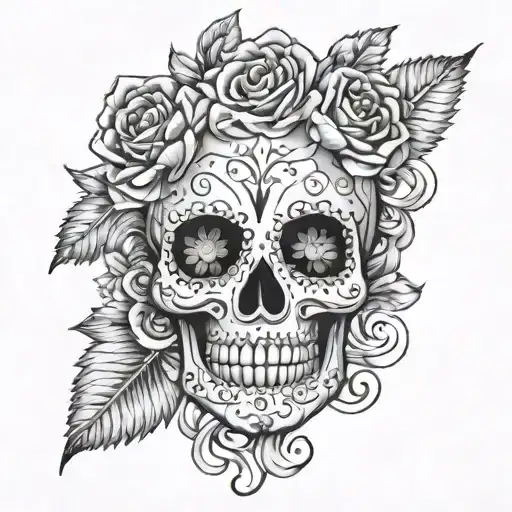 Feminine Sugar Skull