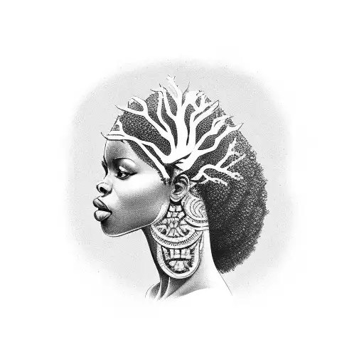 Mother Nature Black Woman