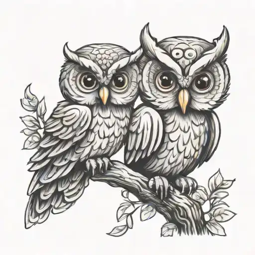 Baby Girls Owls