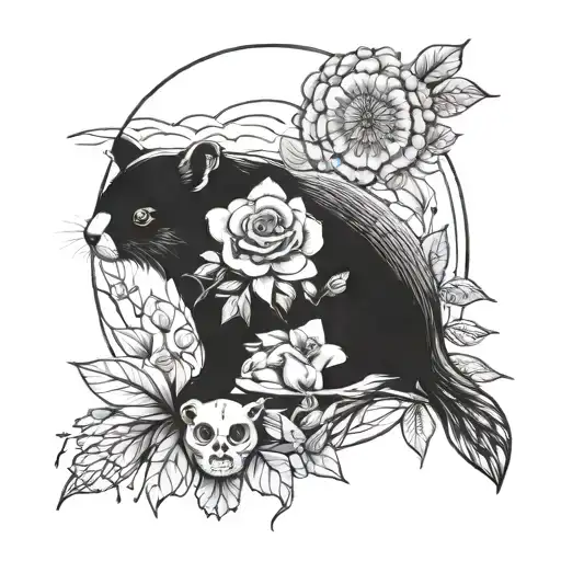 Nature Inspired Tattoo And Animals