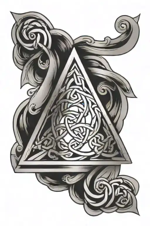 Celtic Knot Inside Triange