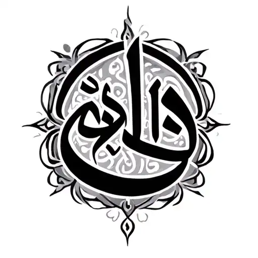 Anis Caligraphy In Arabic Text