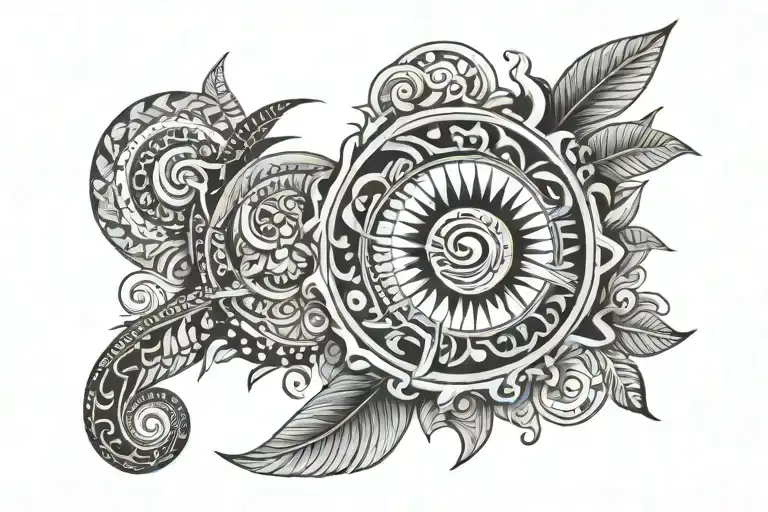 Polynesian Sea Sun Water Nature