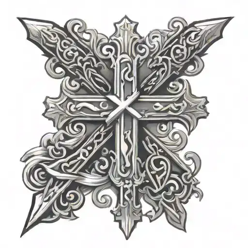 Cross With The Word Jamie In The Cross