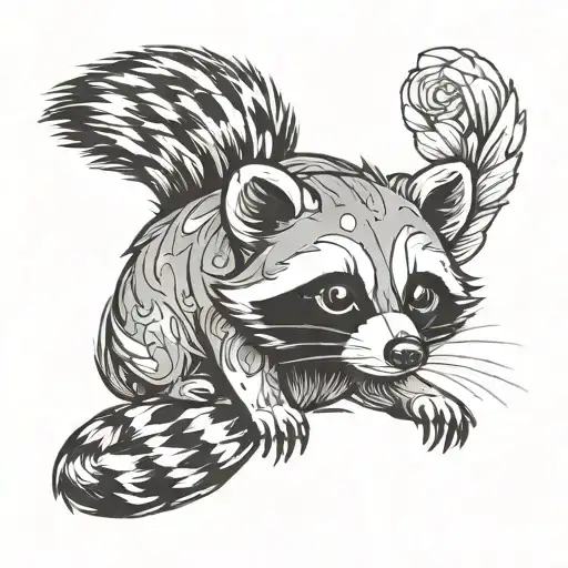 Raccoon Stuffed Animal