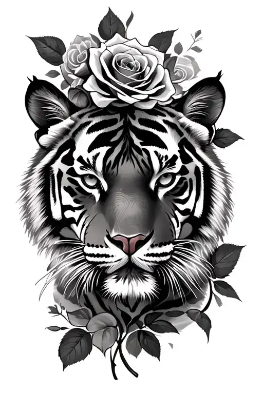 Roses And Tiger Fullsleve