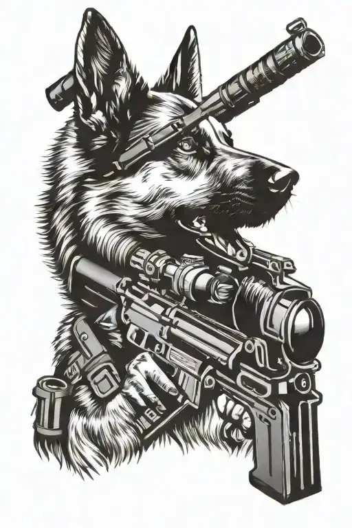 German Sheperd Special Forces Sniper Rifle