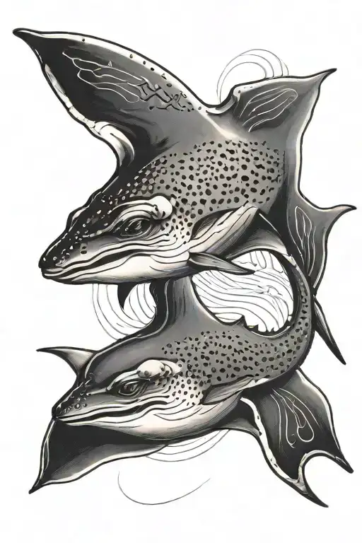 Baby And Mom Sting Ray