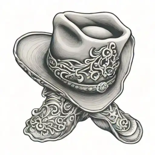 Cowboy Hat With Like Me Under It