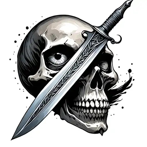 Dagger Through Skull Through Eye