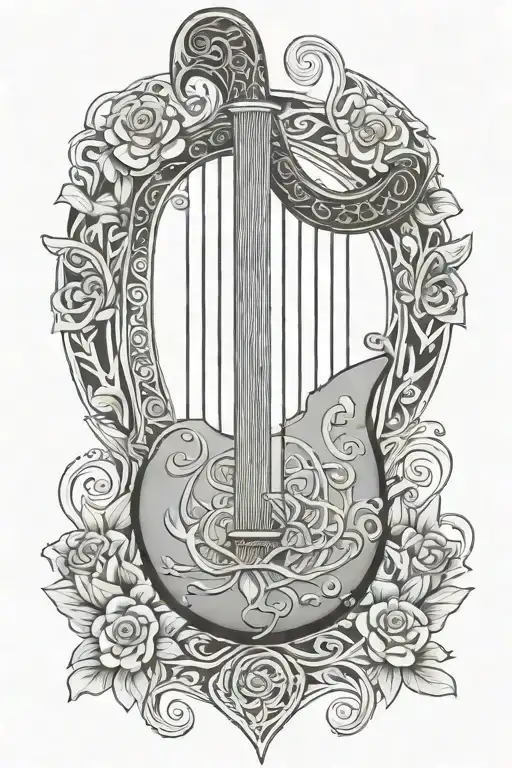 Irish Harp Gbs Turtle Surrounded