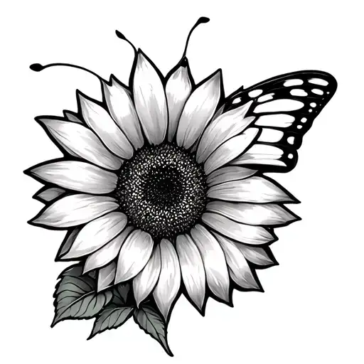 Sunflower Butterfly