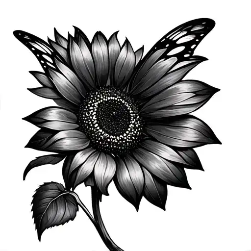 Sunflower Butterfly