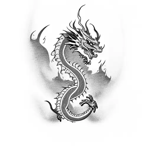 Dragon Leave A Fire Castle