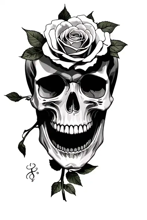 Skull And Roses