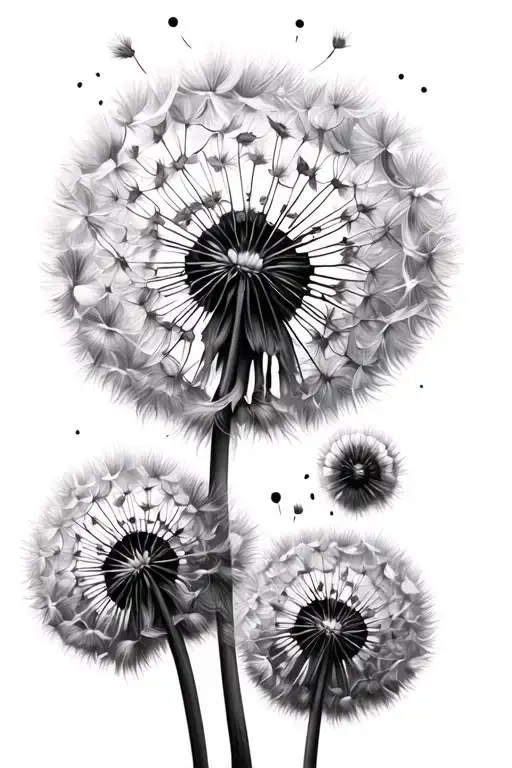 Dandelion Blowing