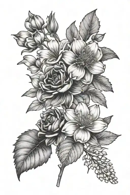 July December January August Birth Flower