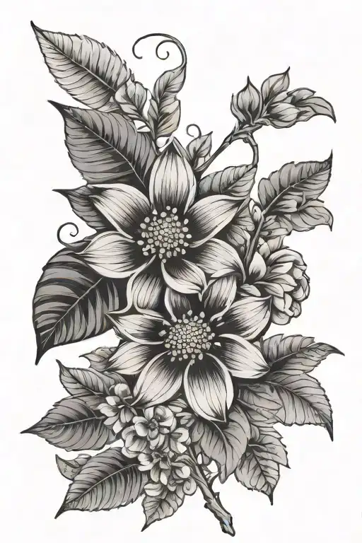 Flowers Atomic Science Leaf