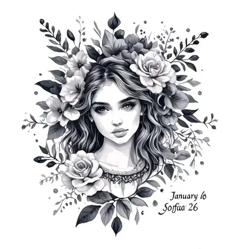 The Name Sofia With The Date January 26 Tatto