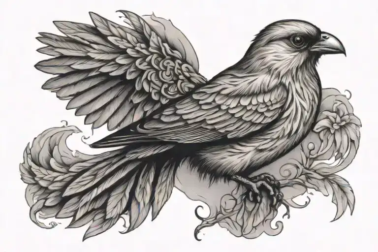 Bird Leaving Family Behind