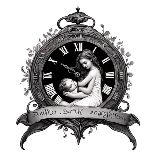 Daughter Birth Clock