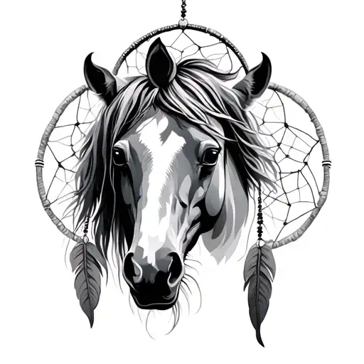 Horse And Dreamcatcher