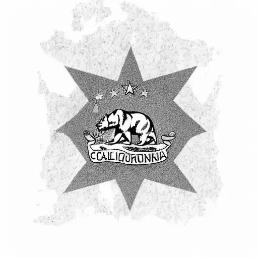 California State Flag Bear