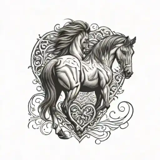 Horse And Heart