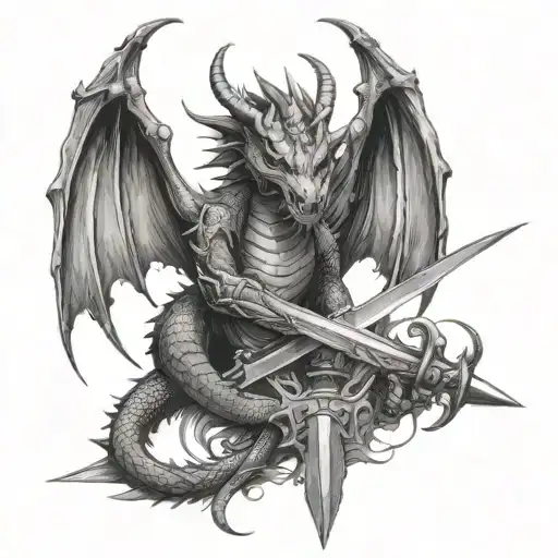 Dragon And Sword