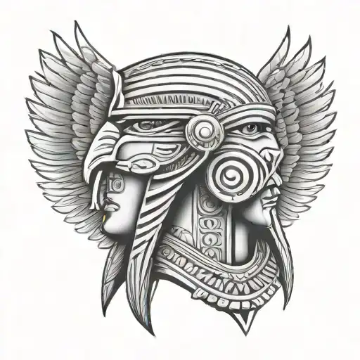Horus Portrait Looking