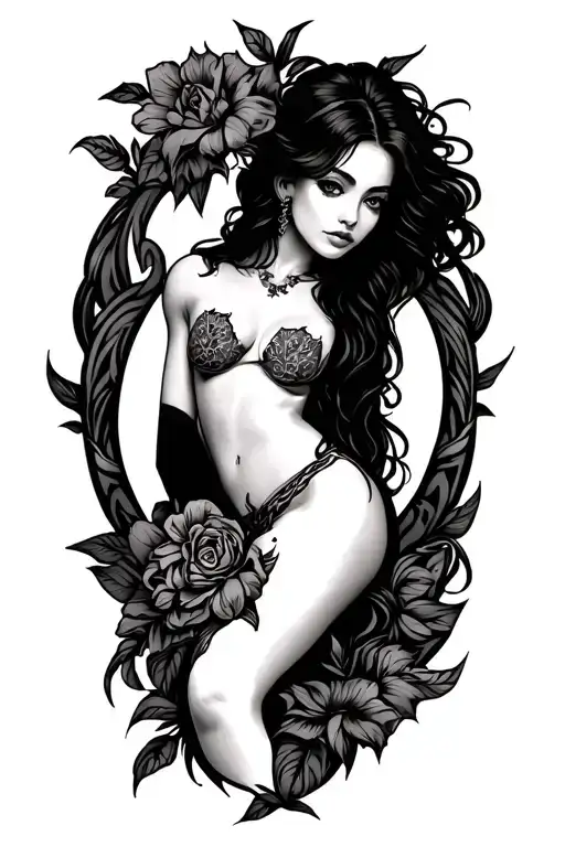 Thigh Tattoo Southern