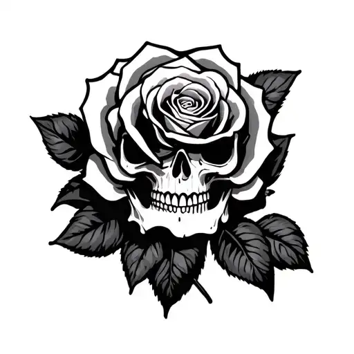 Skull Roses Blunt