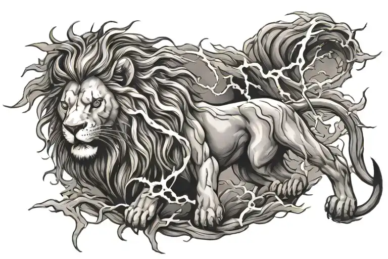 Lightning And Lion