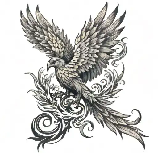 Phoenix Tattoo Full Sleeve