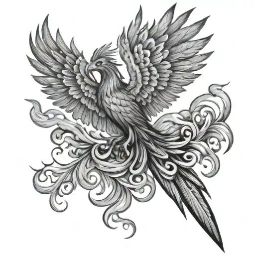 Phoenix Tattoo Full Sleeve