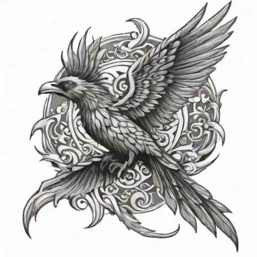 Phoenix Tattoo Full Sleeve