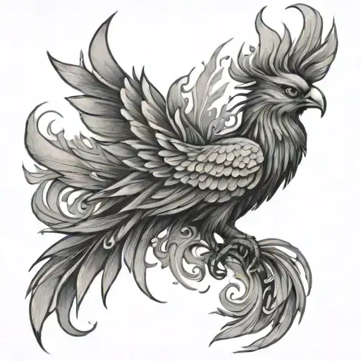 Phoenix Tattoo Full Sleeve
