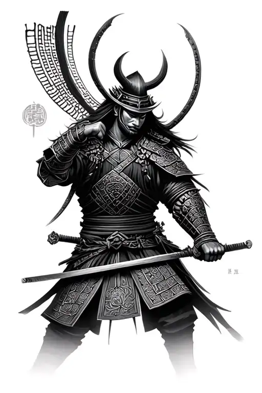 Dark Samurai Warrior