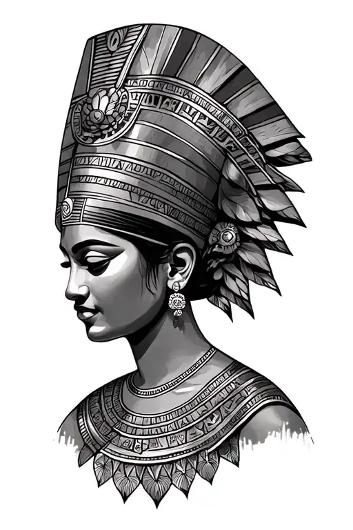 Queen Nefertiti And Aquarius Zodiac Sign