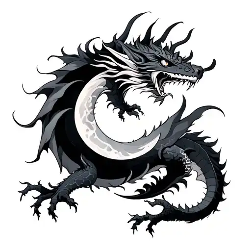 Sun And Moon Dragon