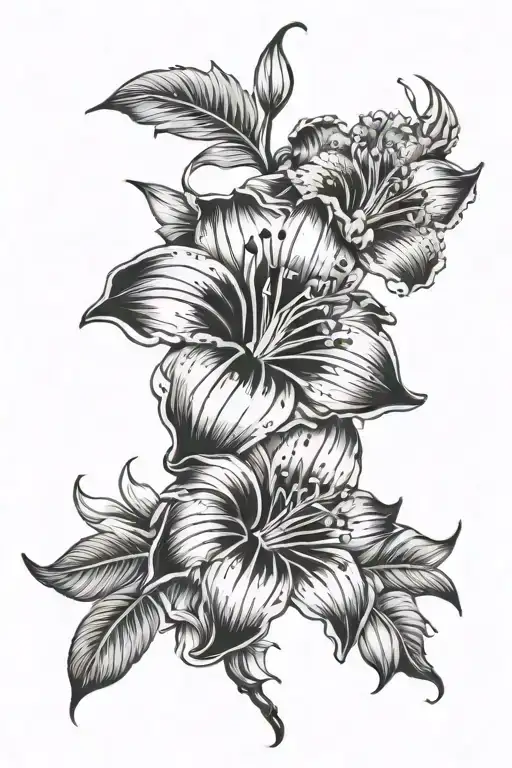 Tiger Lily Rose Sunflower Hibiscus Chrysanthemum Flower