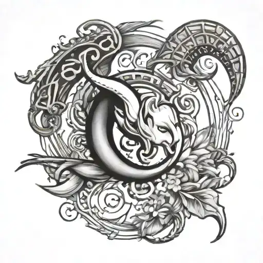 Cancer And Capricorn Combined Together