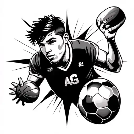 Tattoo For Son Who Likes Sports