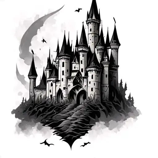 Tribal Castle Gothic Full Sleeve