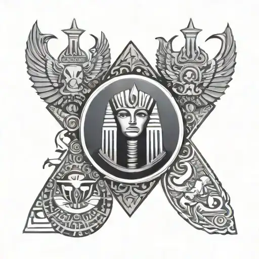 Egypt Symbols Dark Historic