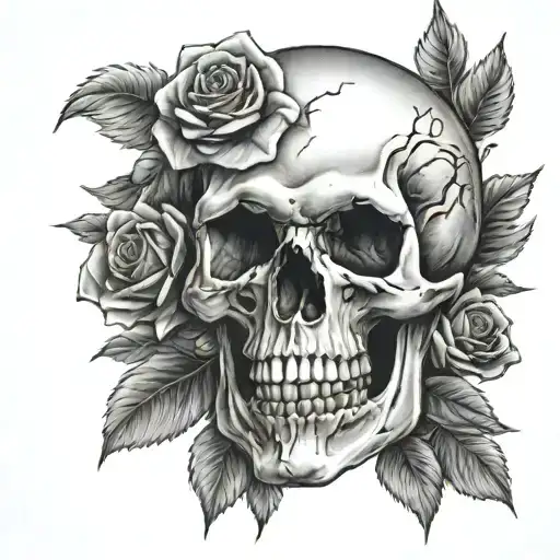 Skull And Roses