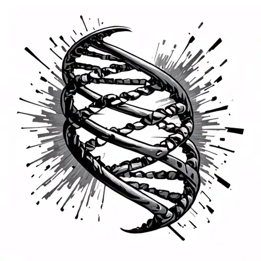 Welding Sparks And Music Dna Double Helix