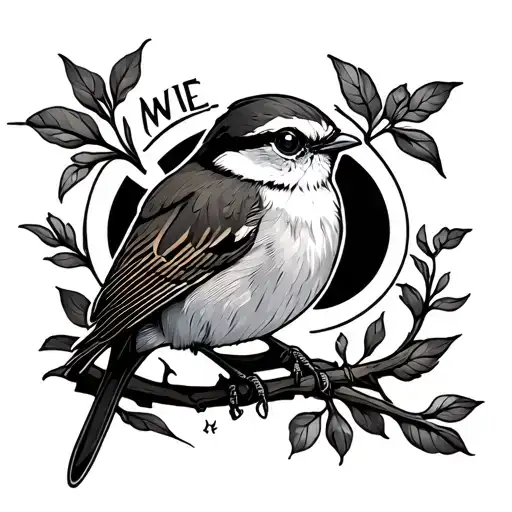 Name Wren With A Bird